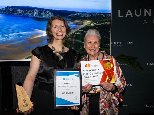 Winner Cat Davidson 2025 - Tassie Tour Guide Award